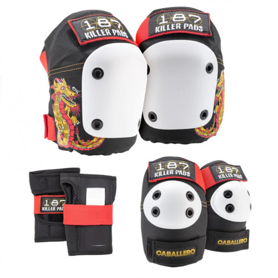 187 Killer Pads Adult Six Pack Set - Caballero